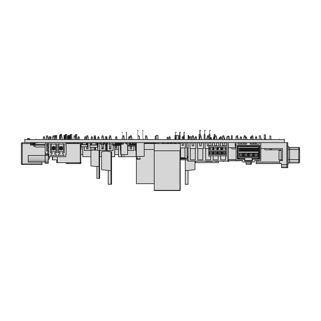 CAD Model of Printed Circuit Board Assembly for Engineering Projects_270_0_degree_snapshot