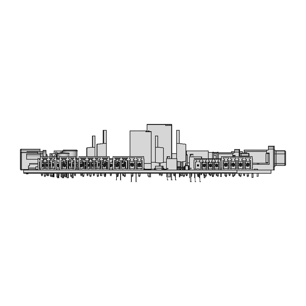 CAD Model of Printed Circuit Board Assembly for Engineering Projects_90_0_degree_snapshot
