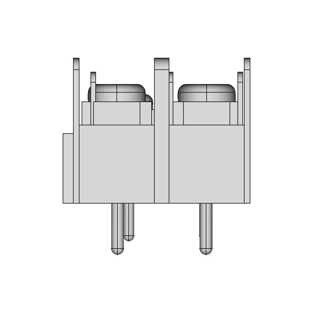 CAD Model of 7.62Mm 2P Screw Terminal for Engineering Projects_0_0_degree_snapshot