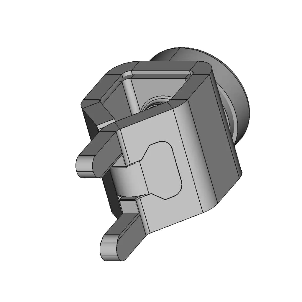 CAD Model of Pcb Screw Terminal for Engineering Projects_60_30_degree_snapshot