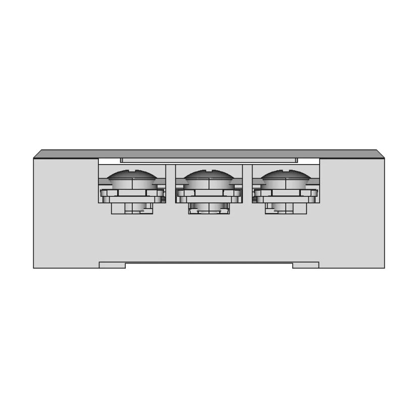 CAD Model of Tb-2503L Terminal Block / Клеммная Колодка for Engineering Projects