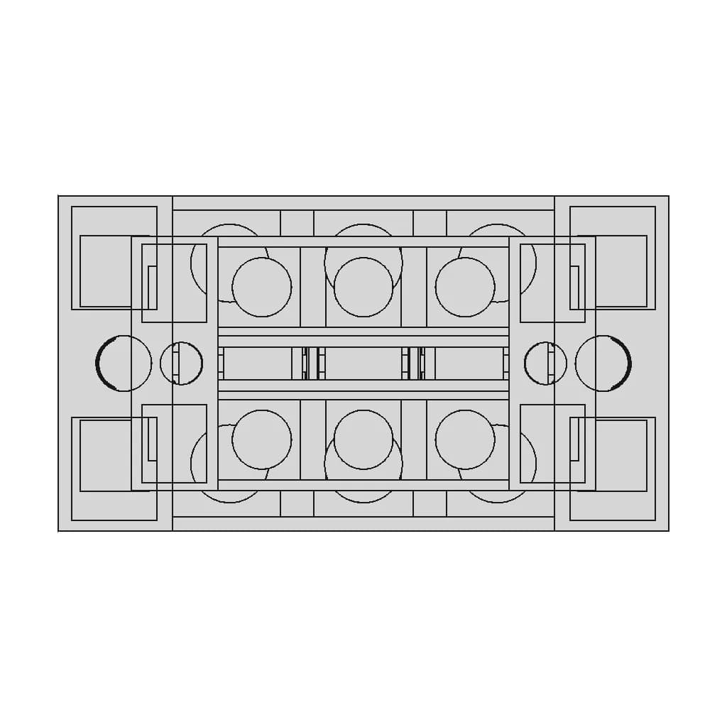 CAD Model of Tb-2503L Terminal Block / Клеммная Колодка for Engineering Projects_90_0_degree_snapshot