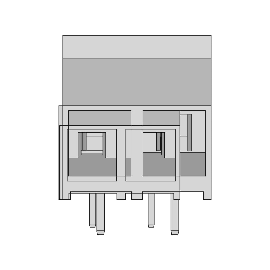 CAD Model of Pcb Terminal Blocks for Engineering Projects_0_0_degree_snapshot