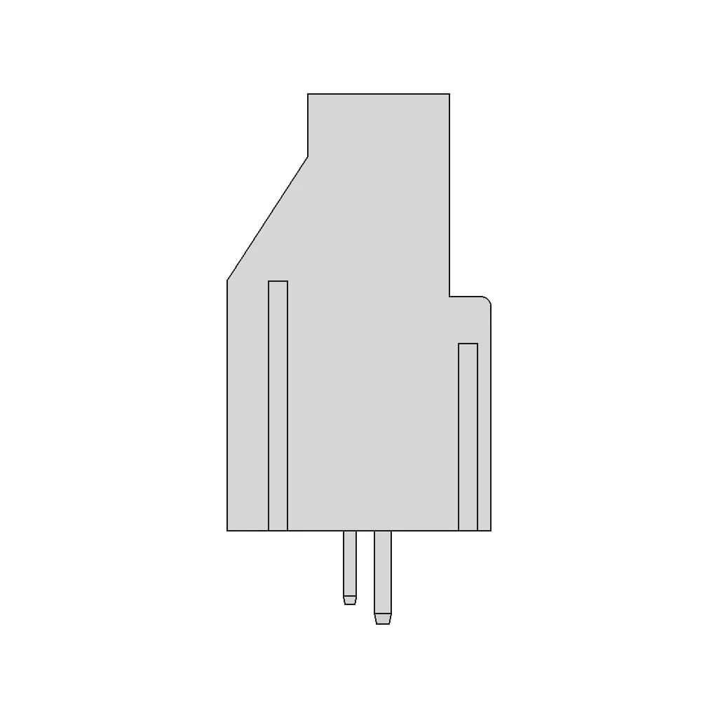 CAD Model of Pcb Terminal Blocks for Engineering Projects_0_90_degree_snapshot