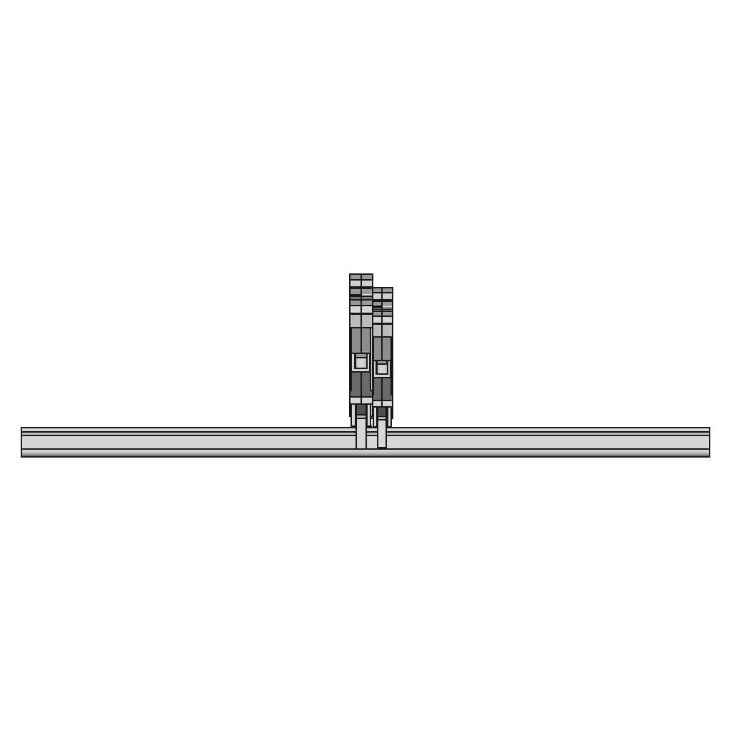 CAD Model of Din Rail Terminal Block for Engineering Projects_0_90_degree_snapshot
