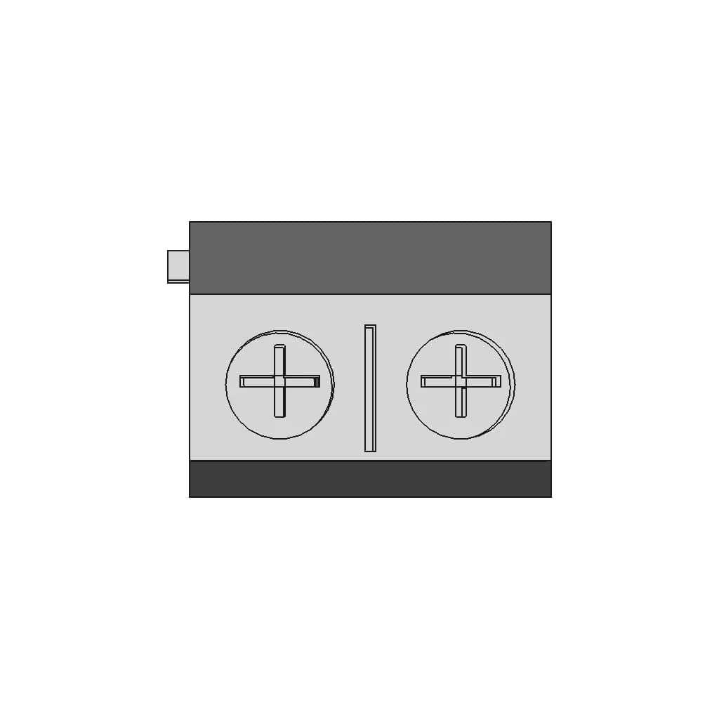 CAD Model of Terminal Block 2P 5Mm for Engineering Projects_0_0_degree_snapshot