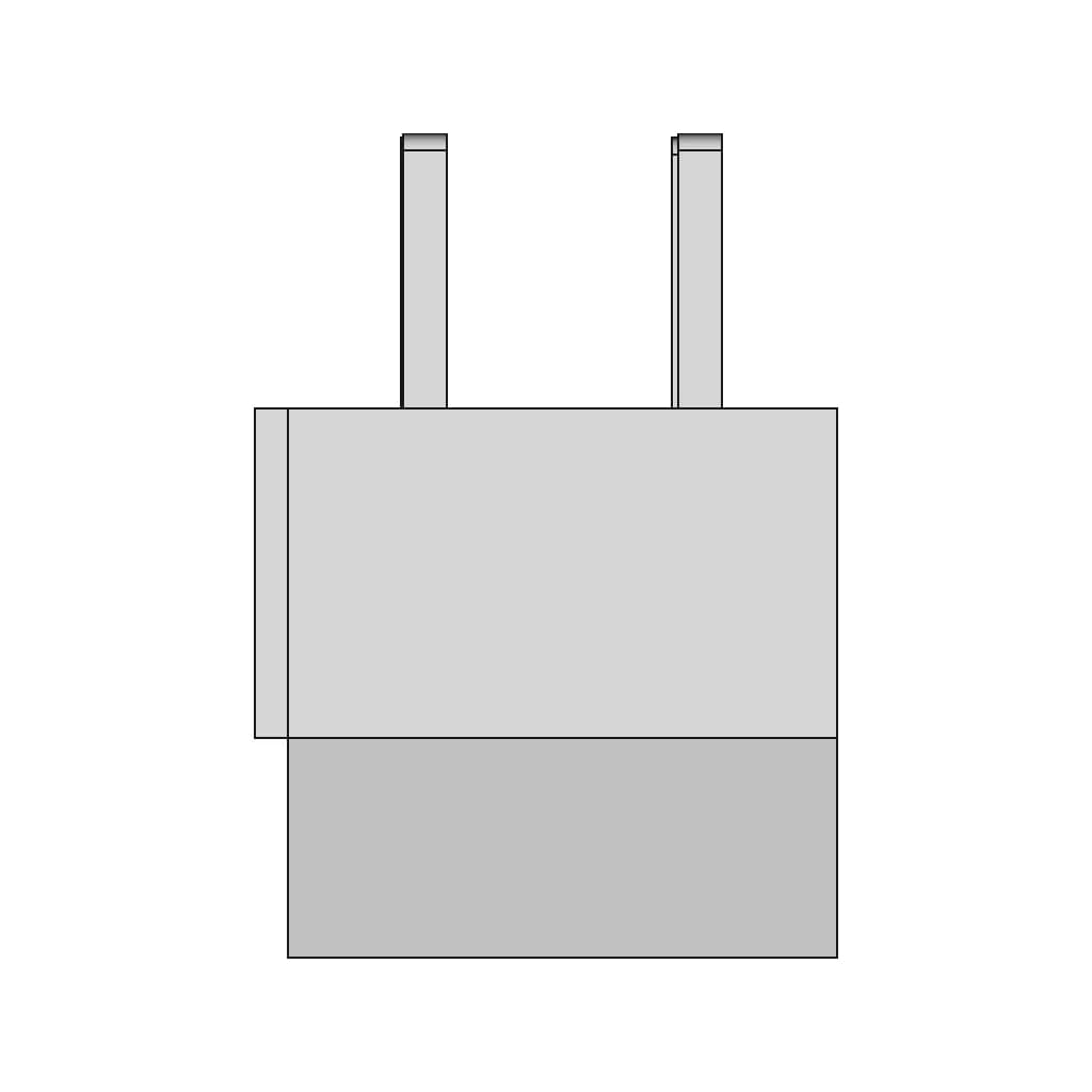 CAD Model of Terminal Block 2P 5Mm for Engineering Projects_270_0_degree_snapshot