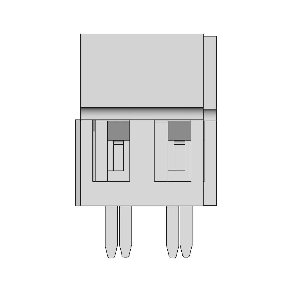 CAD Model of Terminal Block - 5Mm Pitch for Engineering Projects_0_0_degree_snapshot