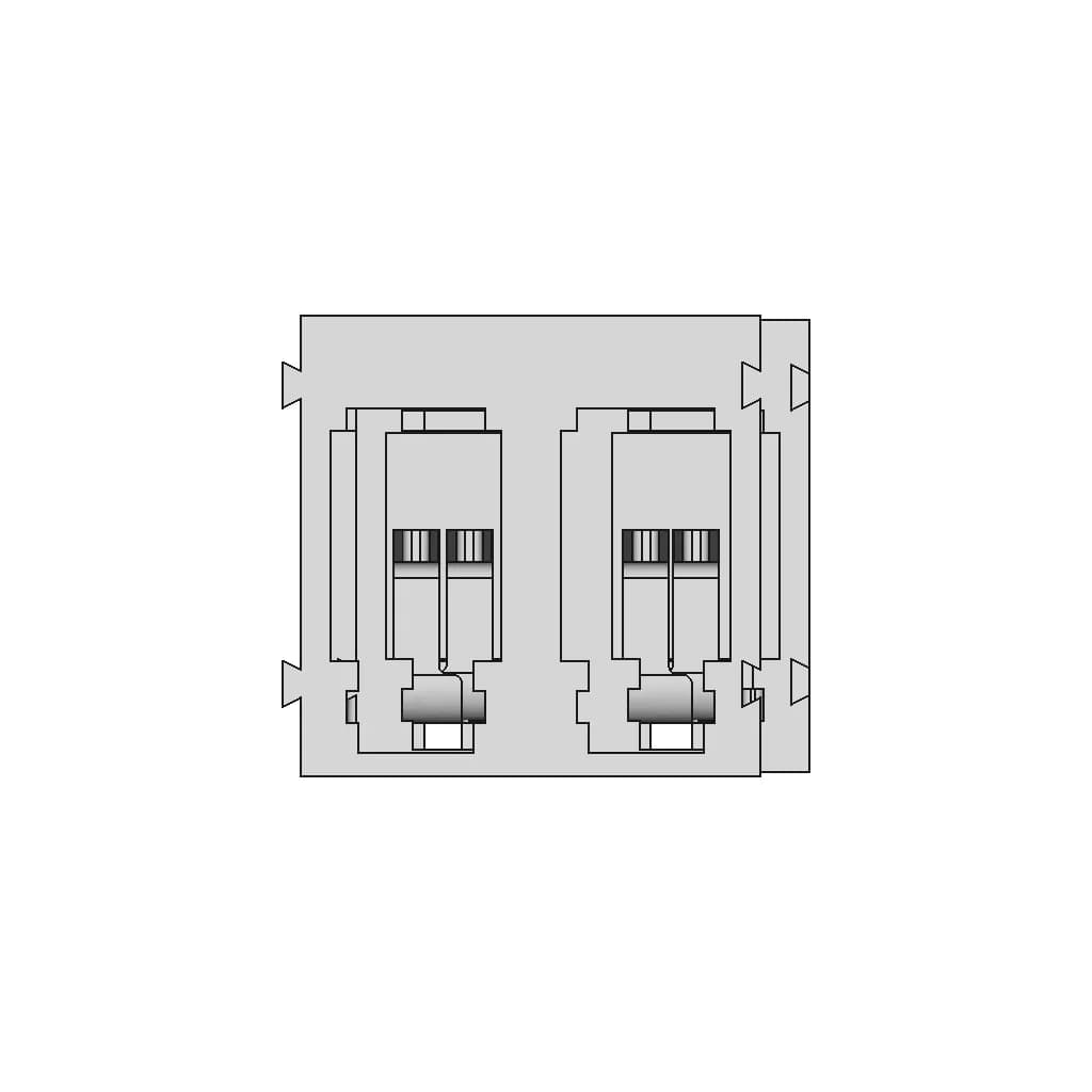 CAD Model of Terminal Block - 5Mm Pitch for Engineering Projects_90_0_degree_snapshot