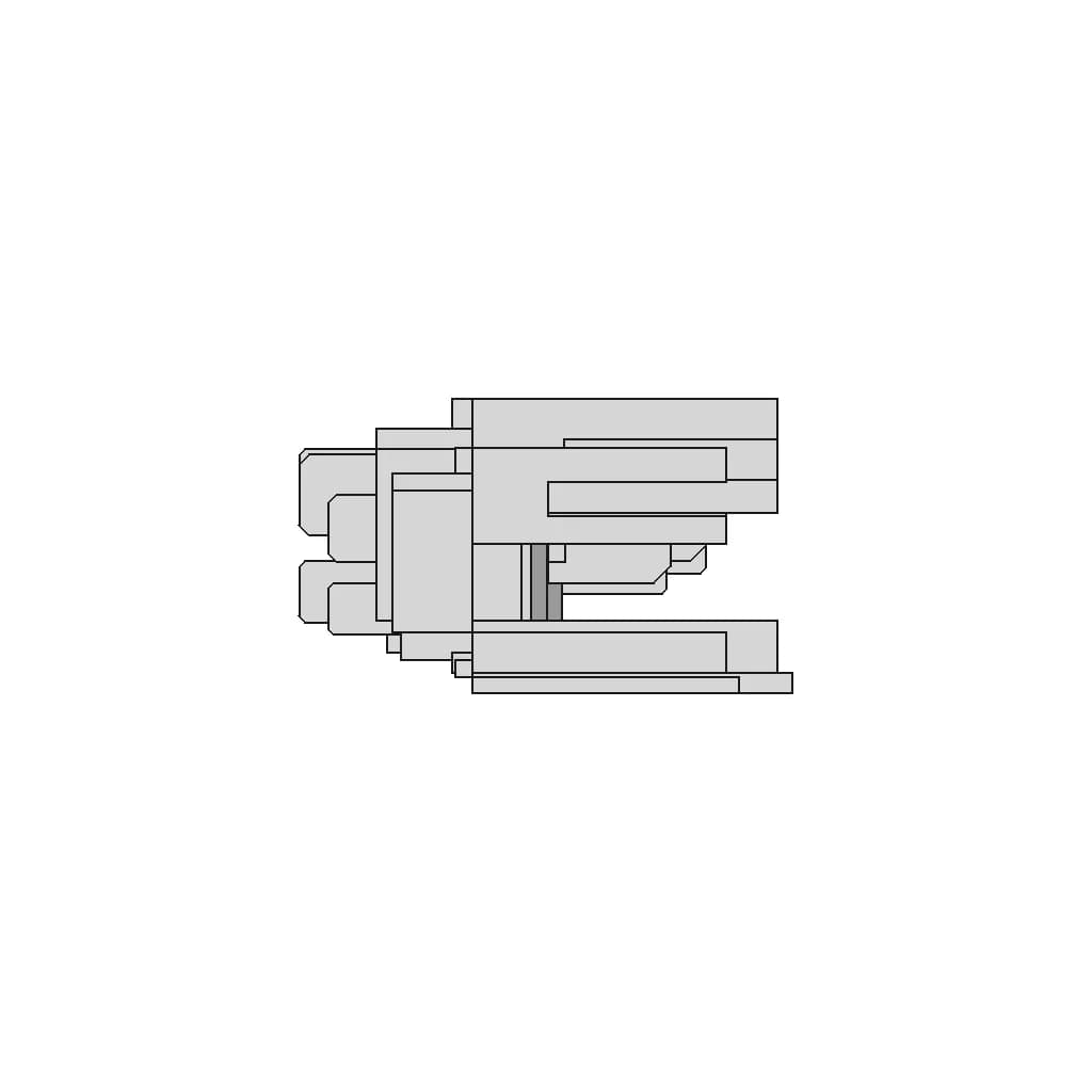 CAD Model of Battery Connector For Dewalt. for Engineering Projects_90_0_degree_snapshot