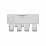 CAD Model of Battery Connector 4 Way for Engineering Projects_270_0_degree_snapshot