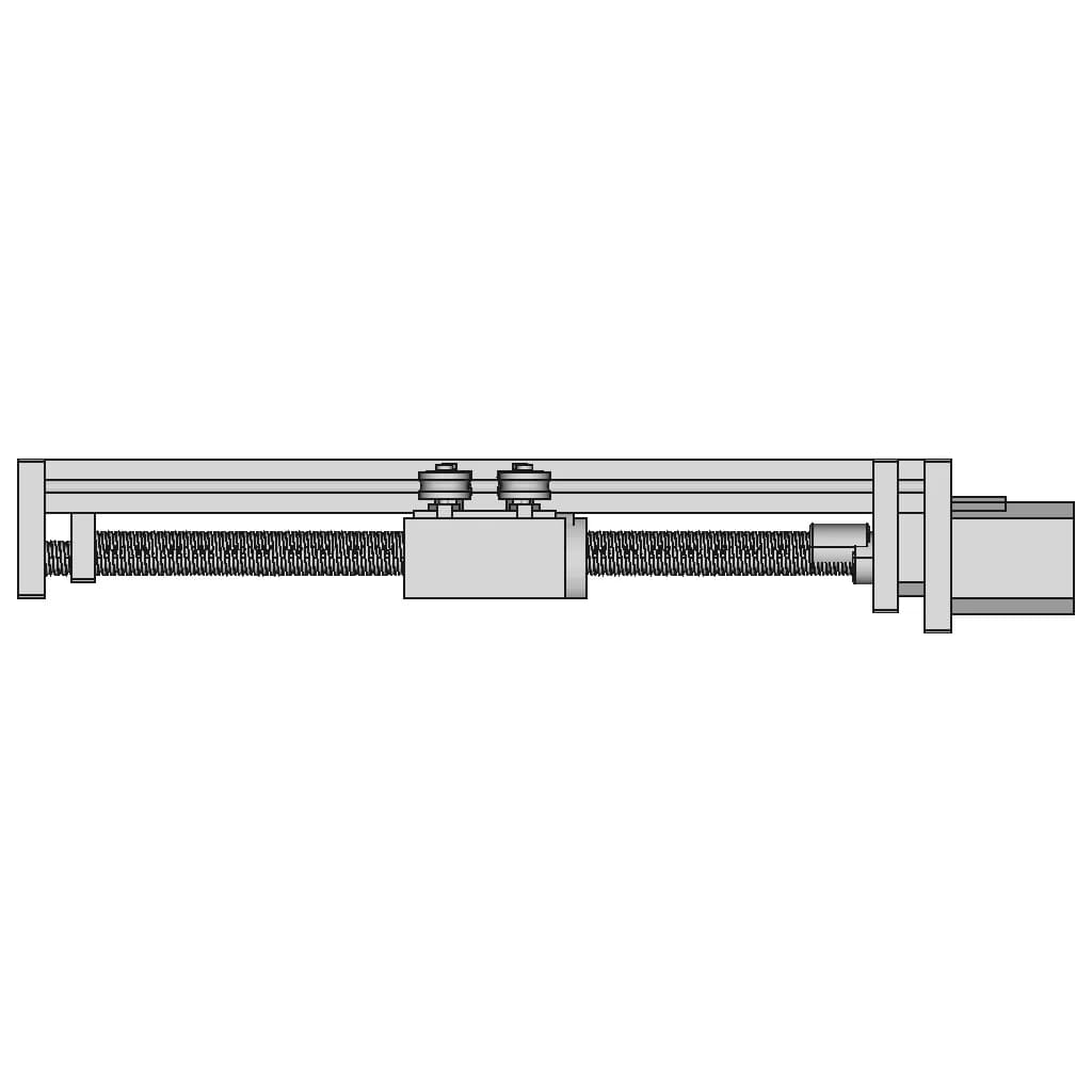 CAD Model of Linear Guide Actuator for Engineering Projects_270_0_degree_snapshot