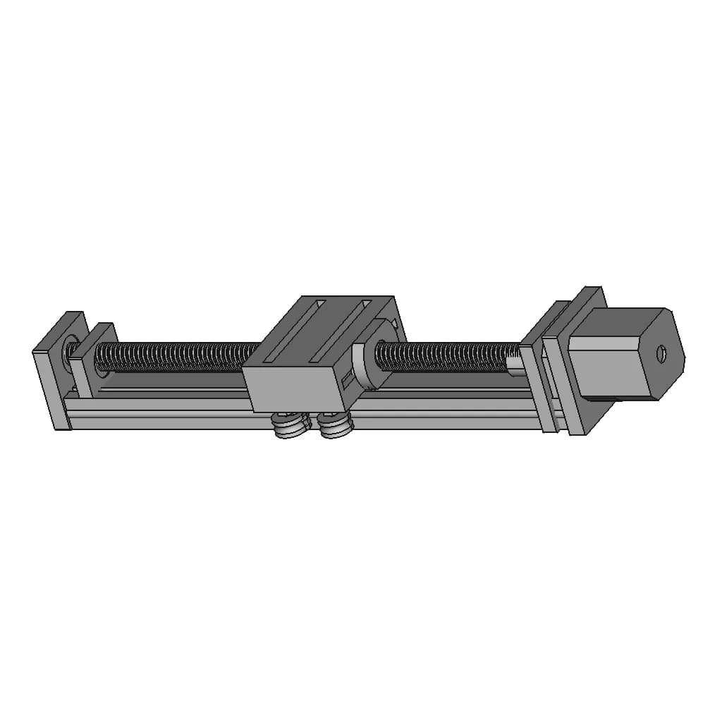 CAD Model of Linear Guide Actuator for Engineering Projects_60_30_degree_snapshot