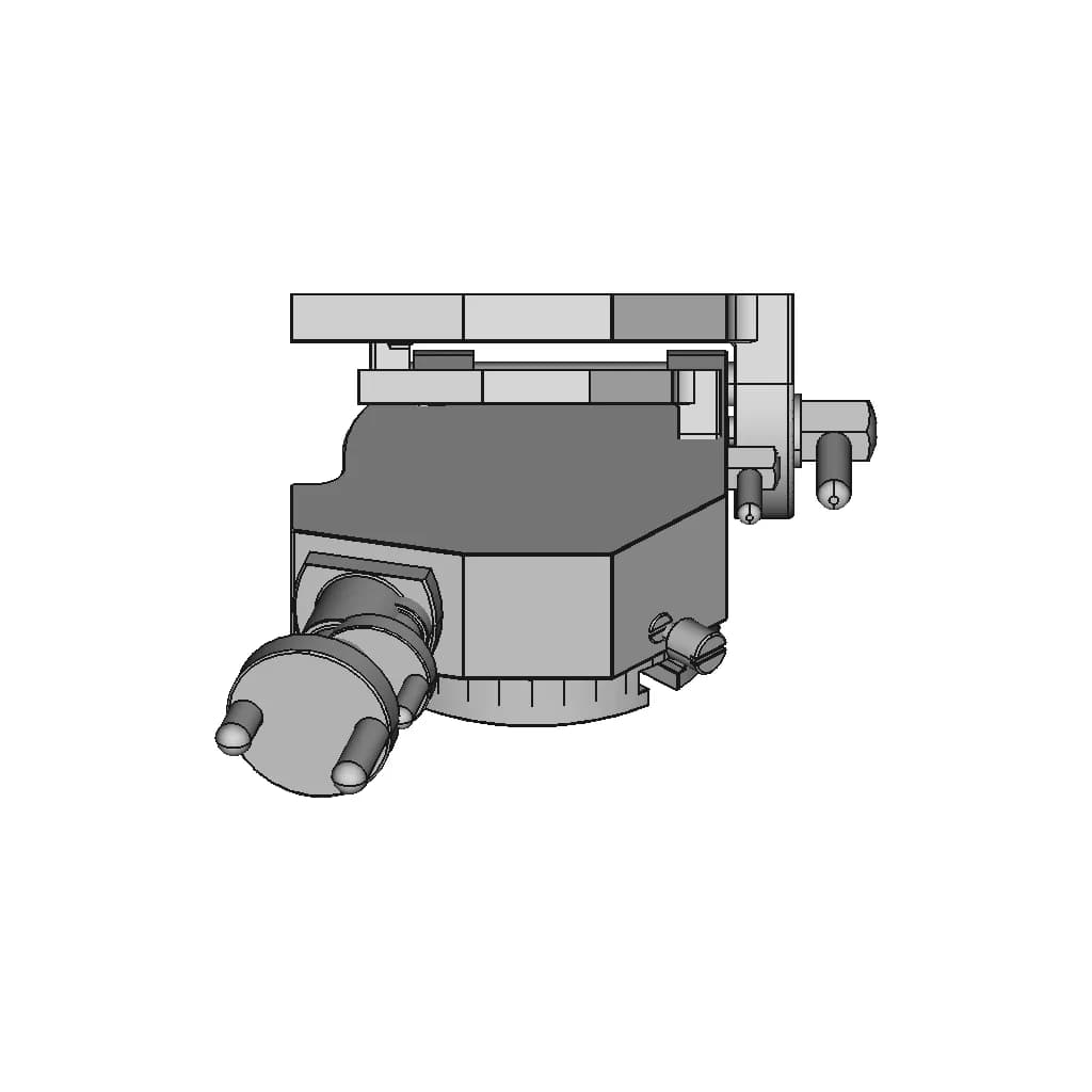 CAD Model of 3 Inch Rotary Table for Engineering Projects_270_0_degree_snapshot