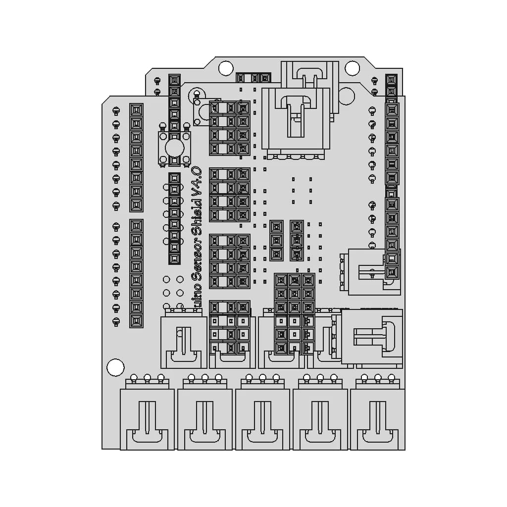 CAD Model of Arduino Sensor Shield for Engineering Projects_0_0_degree_snapshot