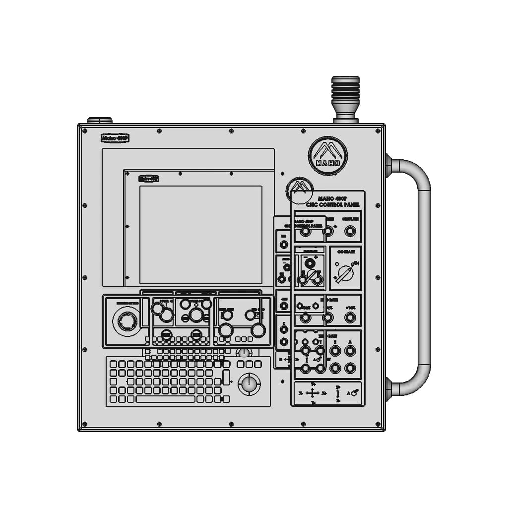 CAD Model of Cnc Control Panel for Engineering Projects_0_0_degree_snapshot