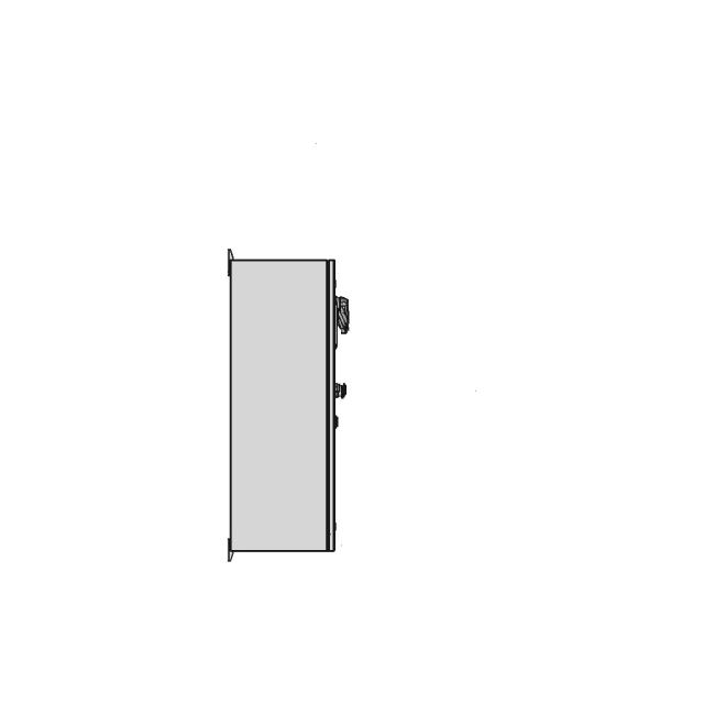 CAD Model of Control Panel With Hmi for Engineering Projects