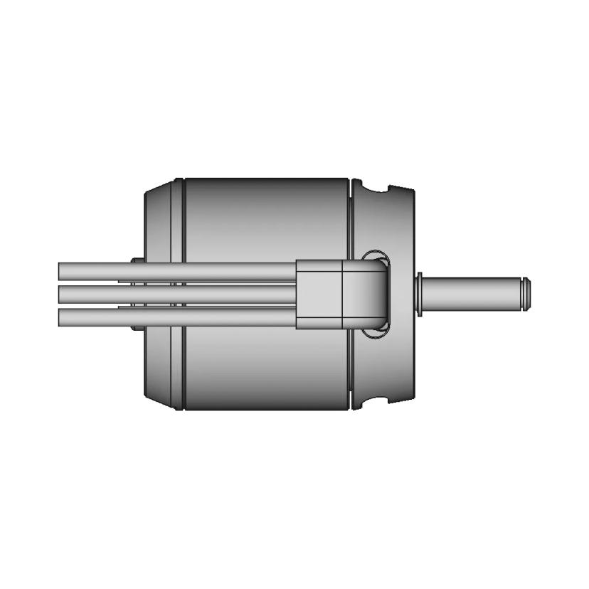 CAD Model of Brushless Dc Motor 3542 920Kv for Engineering Projects