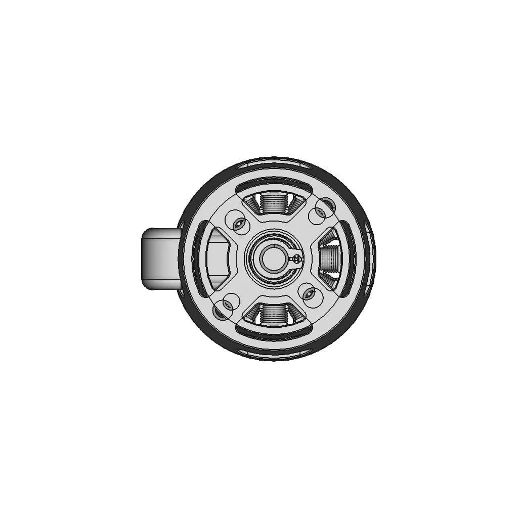 CAD Model of Brushless Dc Motor 3542 920Kv for Engineering Projects_0_90_degree_snapshot