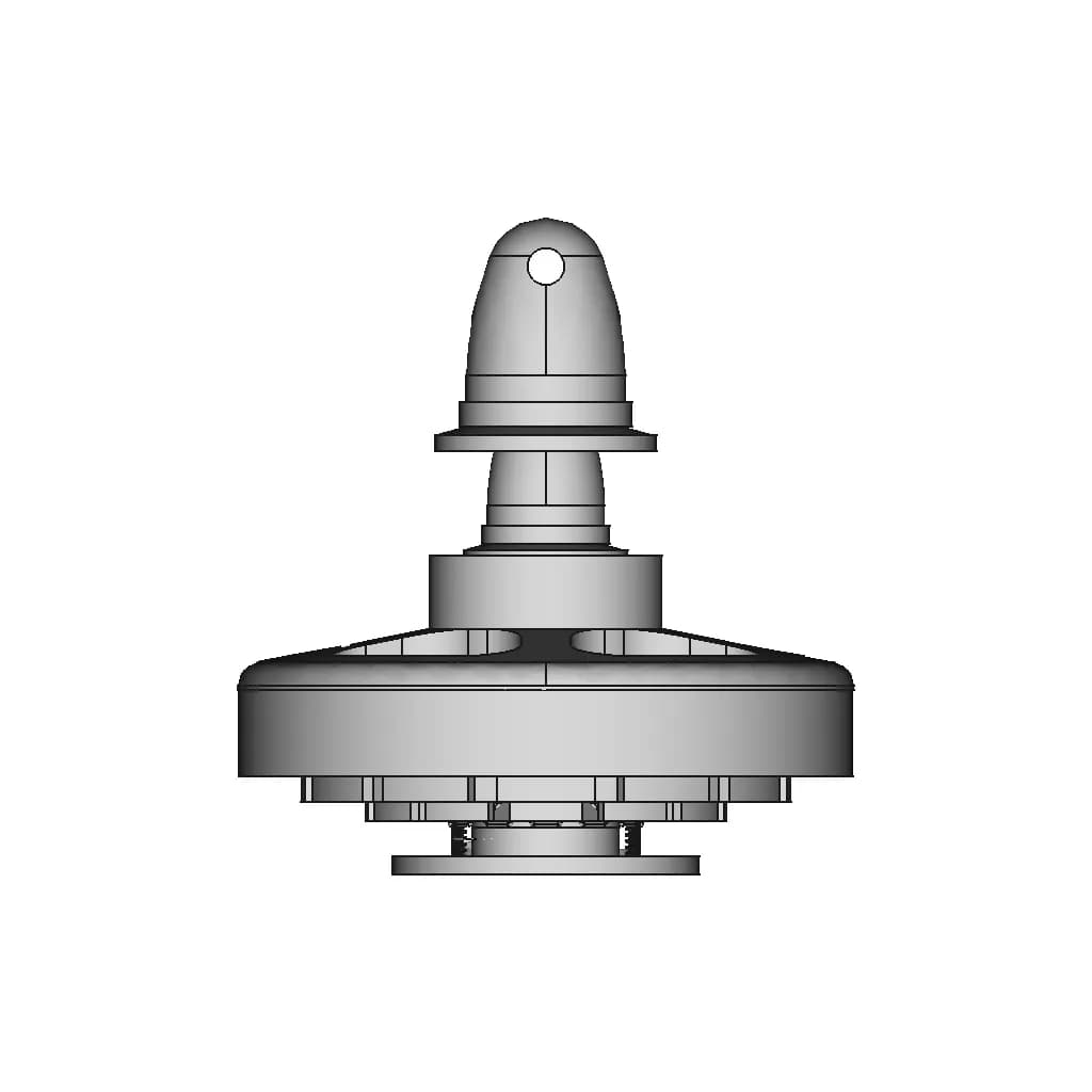 CAD Model of 5010 Brushless Dc Motor 750Kv for Engineering Projects_0_0_degree_snapshot