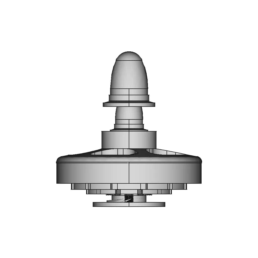 CAD Model of 5010 Brushless Dc Motor 750Kv for Engineering Projects_0_270_degree_snapshot