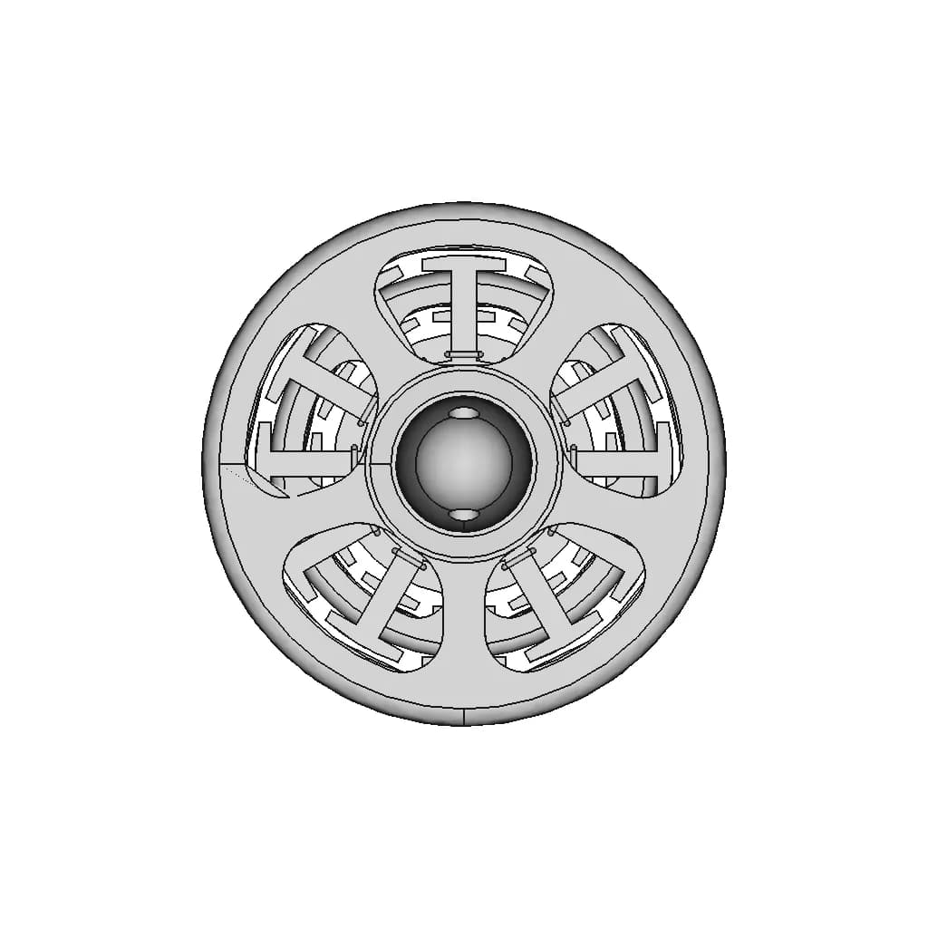 CAD Model of 5010 Brushless Dc Motor 750Kv for Engineering Projects_270_0_degree_snapshot