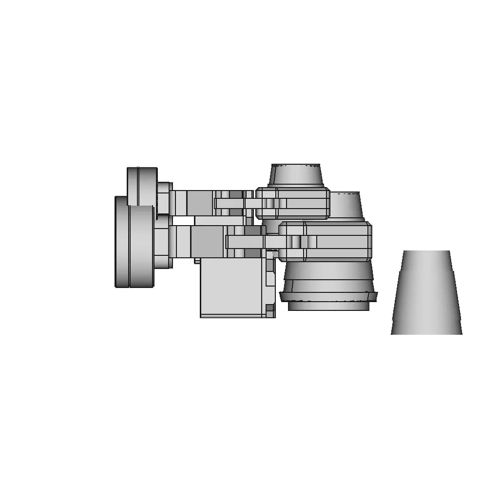 CAD Model of Robot Gripper for Engineering Projects_270_0_degree_snapshot