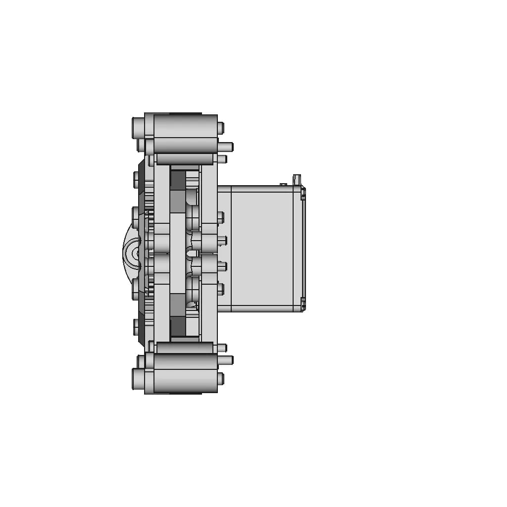 CAD Model of Robot Arm Gripper for Engineering Projects_0_0_degree_snapshot