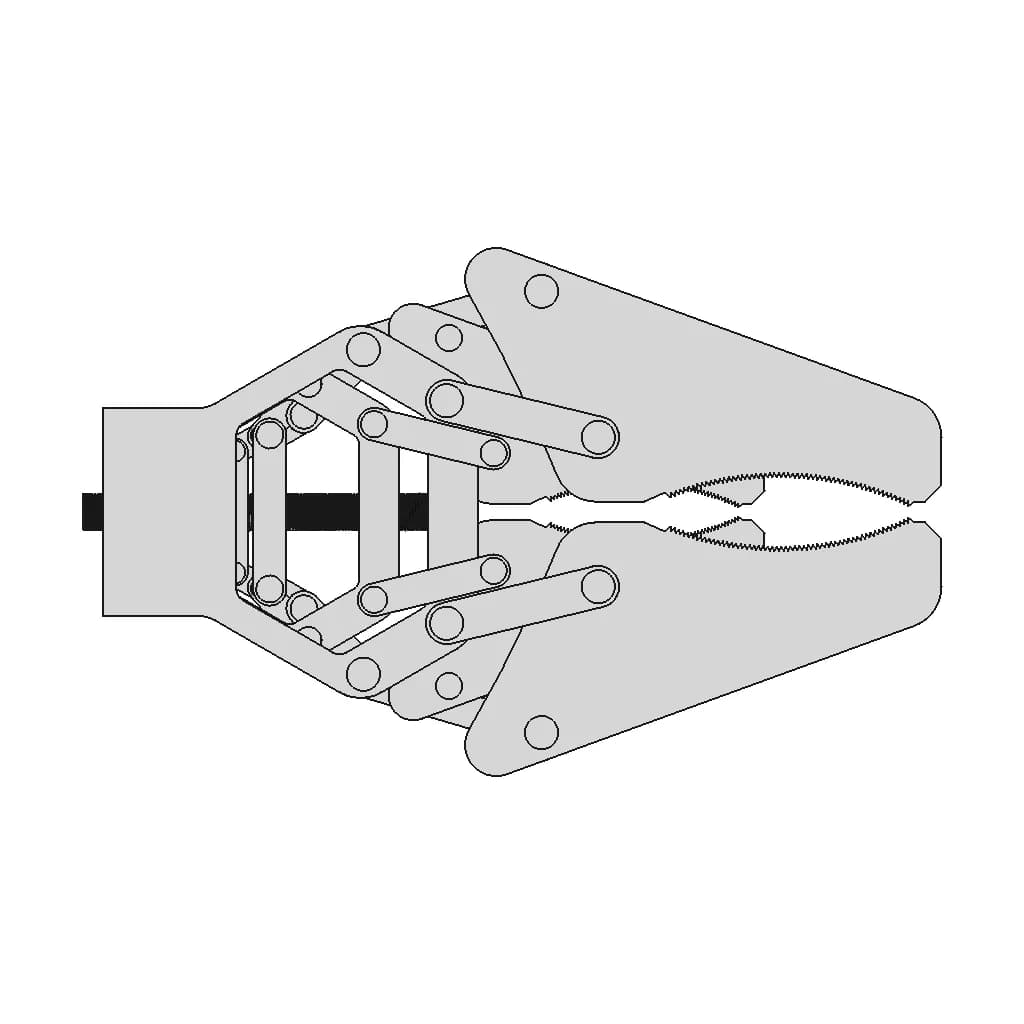 CAD Model of Robot Gripper for Engineering Projects_270_0_degree_snapshot