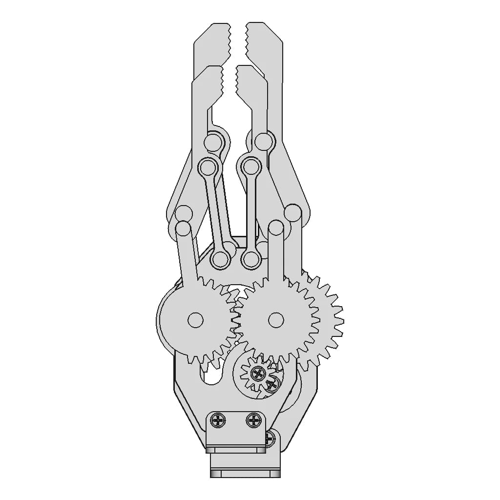 CAD Model of Robot Gripper for Engineering Projects_270_0_degree_snapshot