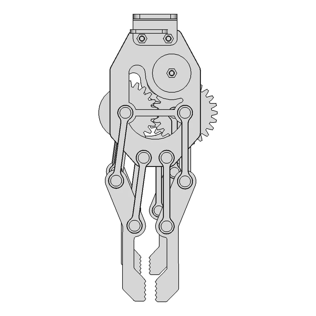 CAD Model of Robot Gripper for Engineering Projects_90_0_degree_snapshot