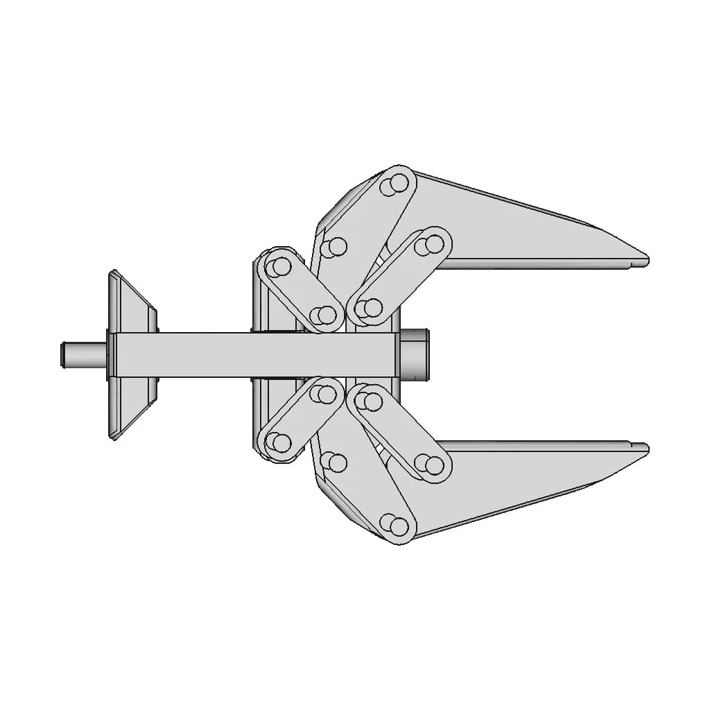 CAD Model of Robot Arm Gripper for Engineering Projects_270_0_degree_snapshot