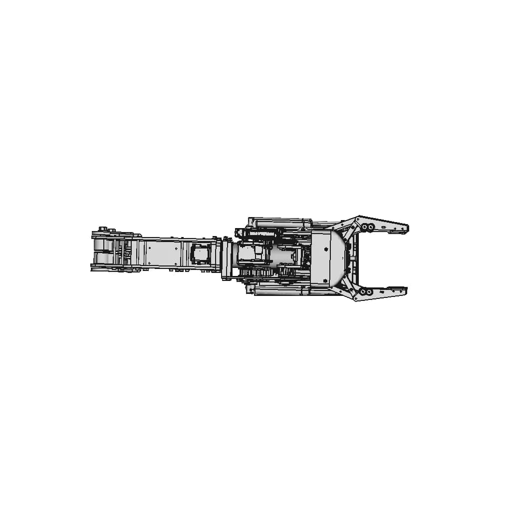 CAD Model of Viper Robotic Arm for Engineering Projects_270_0_degree_snapshot