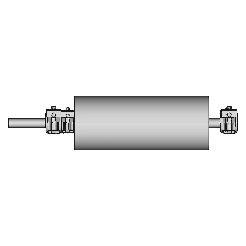 CAD Model of Conveyor Drive Pulley for Engineering Projects_0_90_degree_snapshot