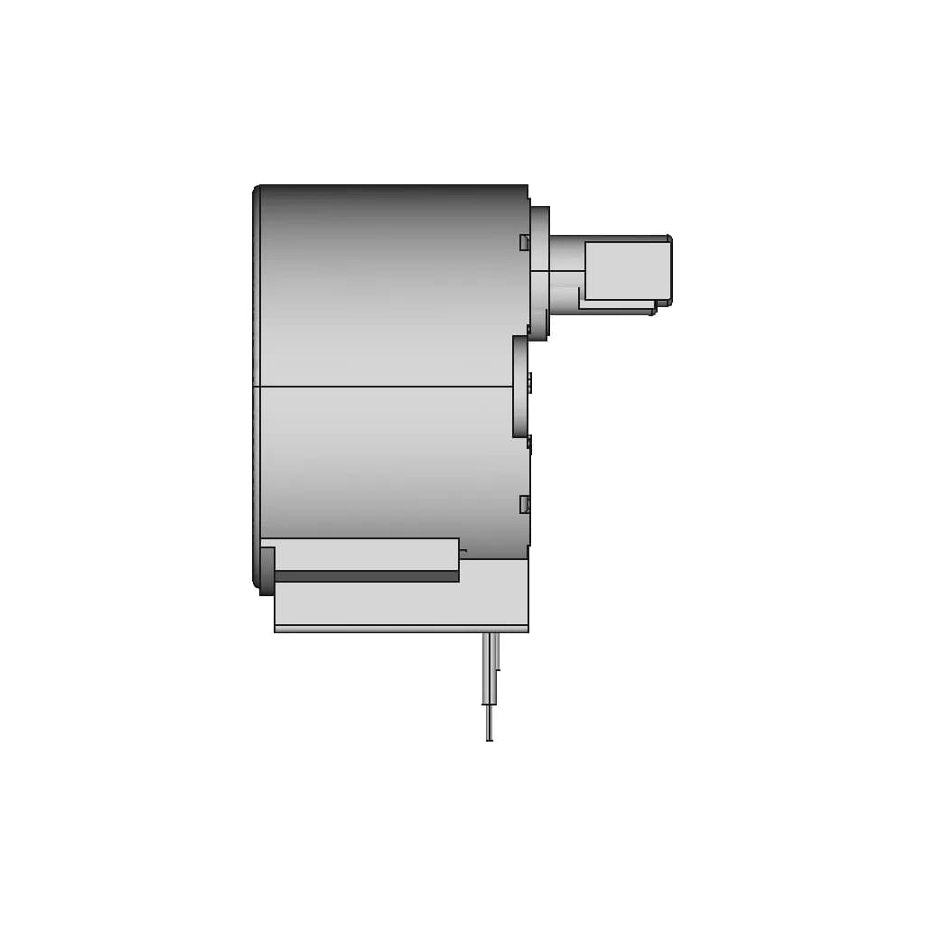 CAD Model of 28Byj-48 Stepper Motor for Engineering Projects_0_90_degree_snapshot
