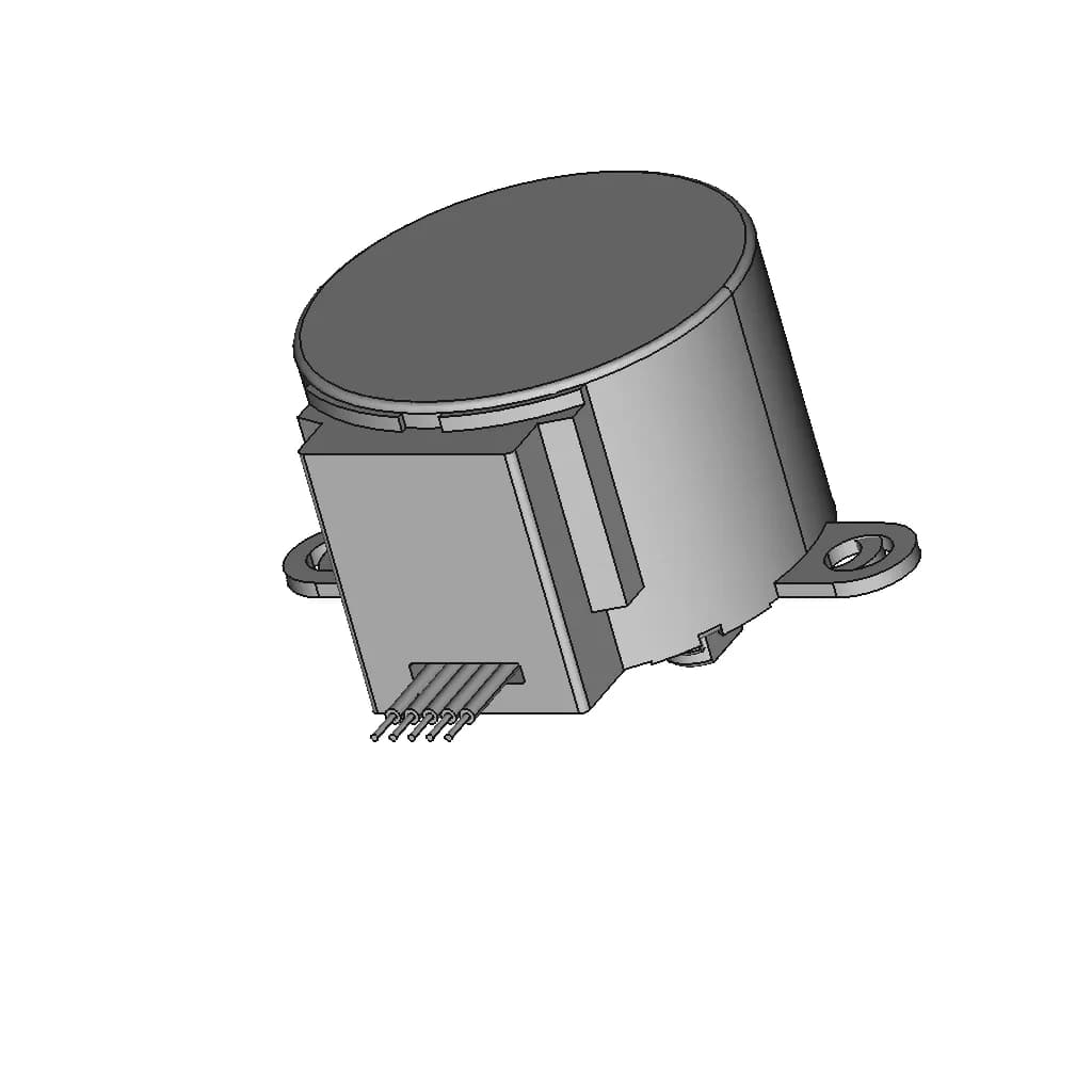 CAD Model of 28Byj-48 Stepper Motor for Engineering Projects_60_30_degree_snapshot