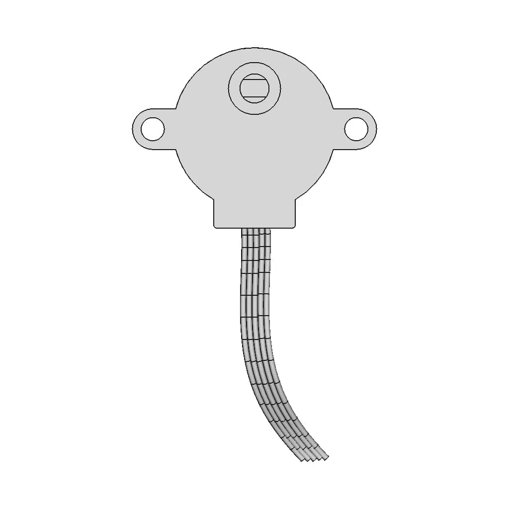 CAD Model of Stepper Motor 1Pc for Engineering Projects_0_0_degree_snapshot