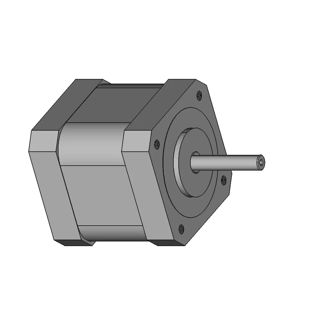 CAD Model of Stepper Motor for Engineering Projects_60_30_degree_snapshot