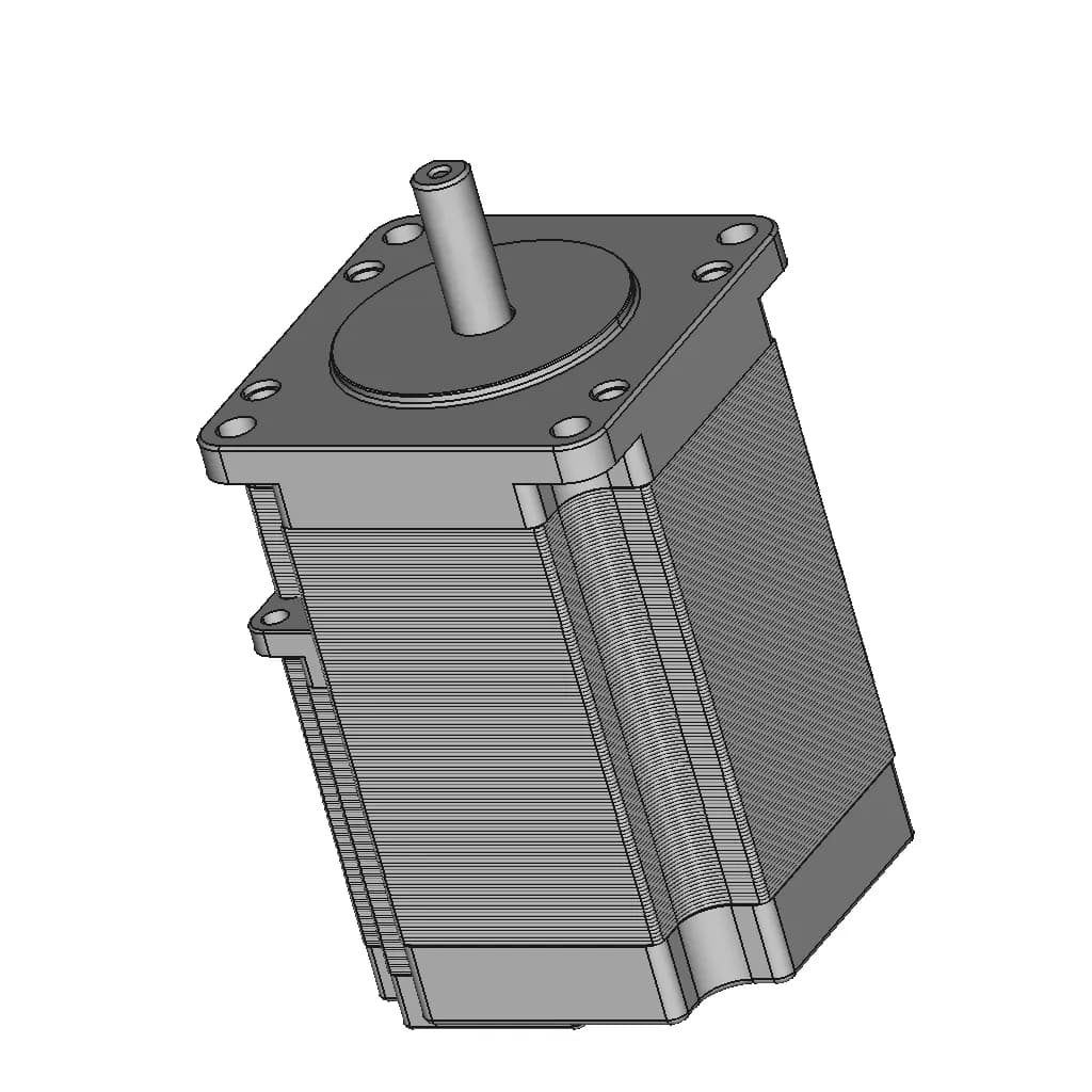 CAD Model of Nema 23 Stepper Motor for Engineering Projects_60_30_degree_snapshot