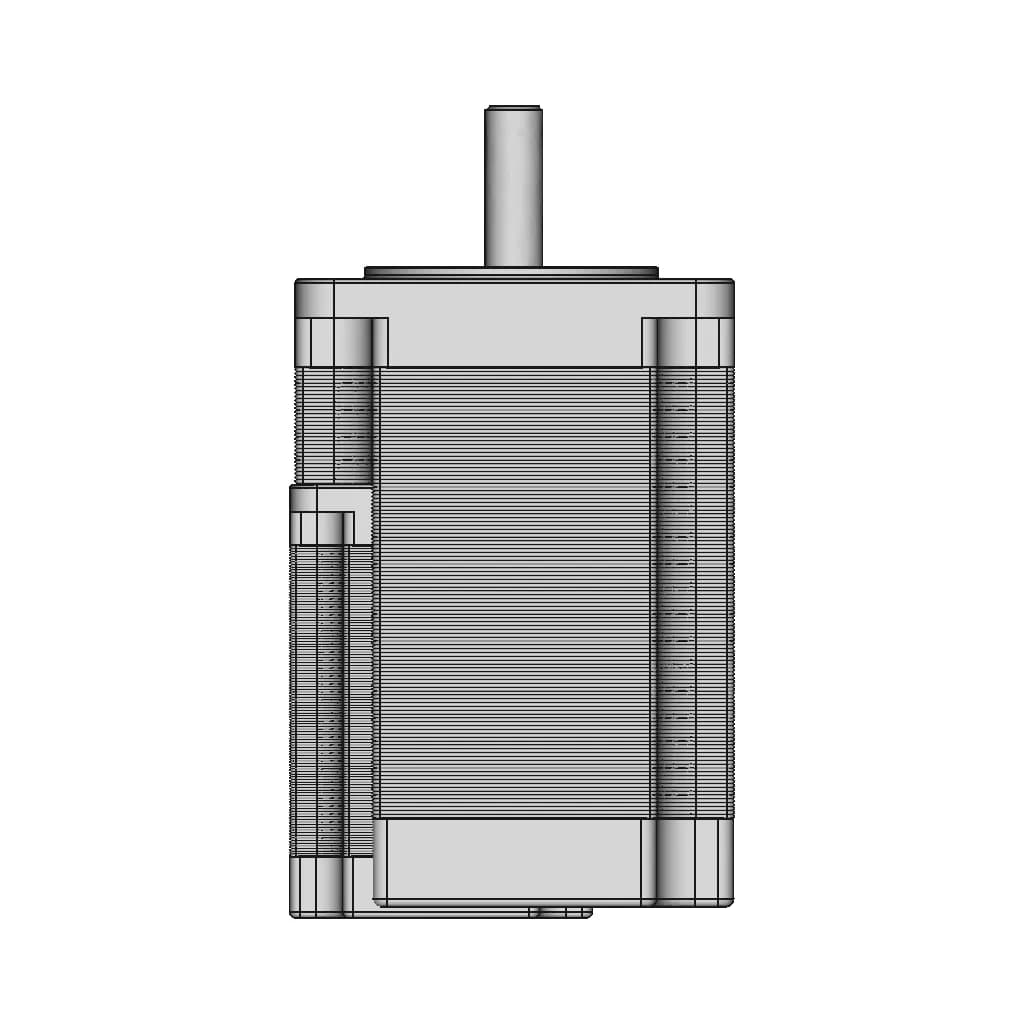 CAD Model of Nema 23 Stepper Motor for Engineering Projects_90_0_degree_snapshot