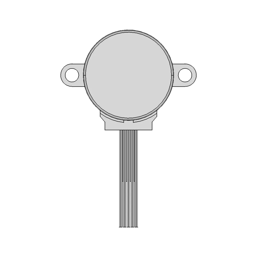 CAD Model of Stepper Motor 28Byj-48 for Engineering Projects_0_0_degree_snapshot