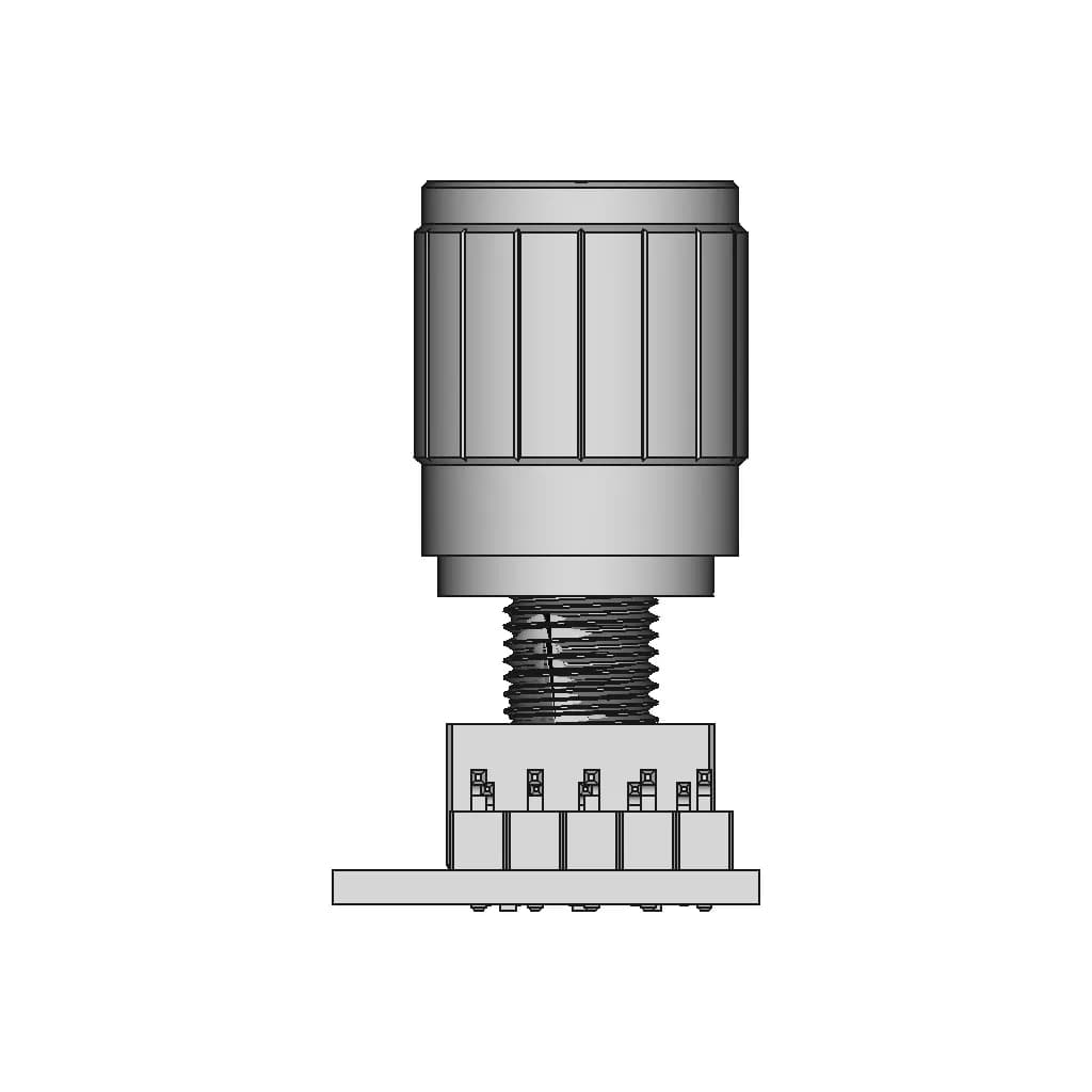 CAD Model of Rotary Encoder - Ky-040 for Engineering Projects_90_0_degree_snapshot