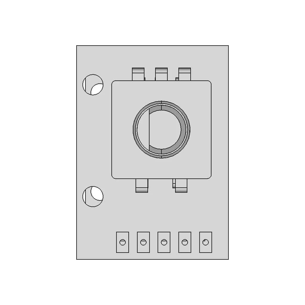 CAD Model of Rotary Encoder Ky-040 for Engineering Projects_270_0_degree_snapshot