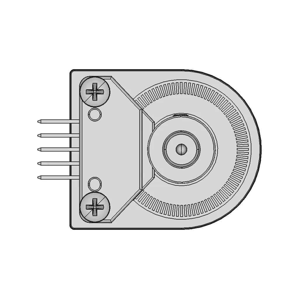 CAD Model of Optical Encoder for Engineering Projects_270_0_degree_snapshot