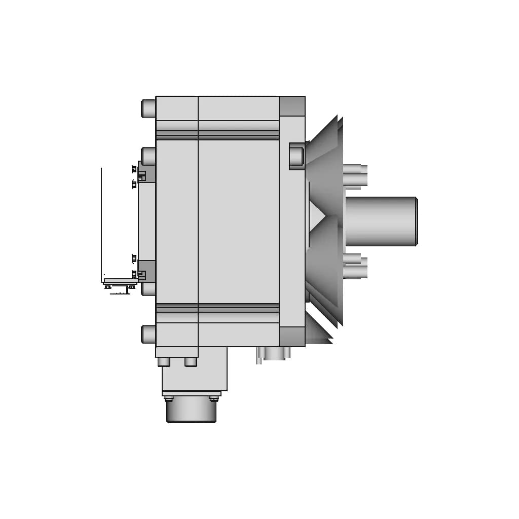 CAD Model of Ac Servo Motor for Engineering Projects_0_270_degree_snapshot