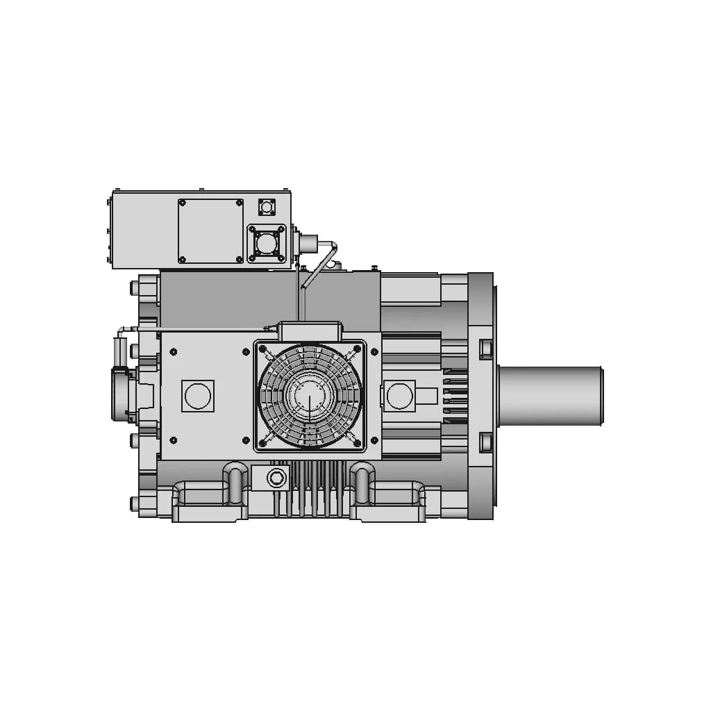CAD Model of Ac Servo Motor for Engineering Projects_0_270_degree_snapshot