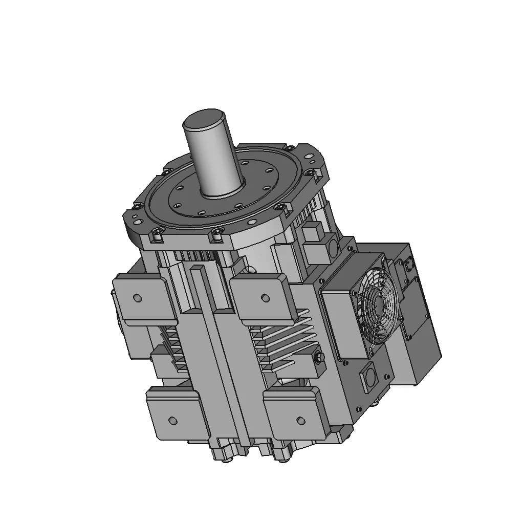 CAD Model of Ac Servo Motor for Engineering Projects_60_30_degree_snapshot