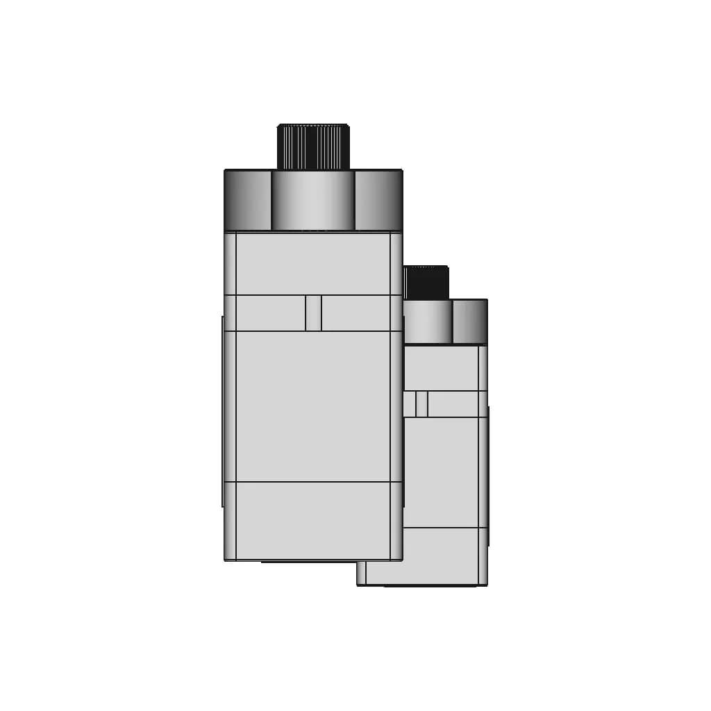 CAD Model of Servo Motor for Engineering Projects_0_90_degree_snapshot