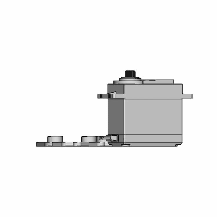 CAD Model of Servo Motor Mg996R for Engineering Projects