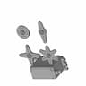CAD Model of Servo Motor Mg996R for Engineering Projects_60_30_degree_snapshot